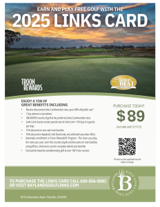 2025 Links Card flyer