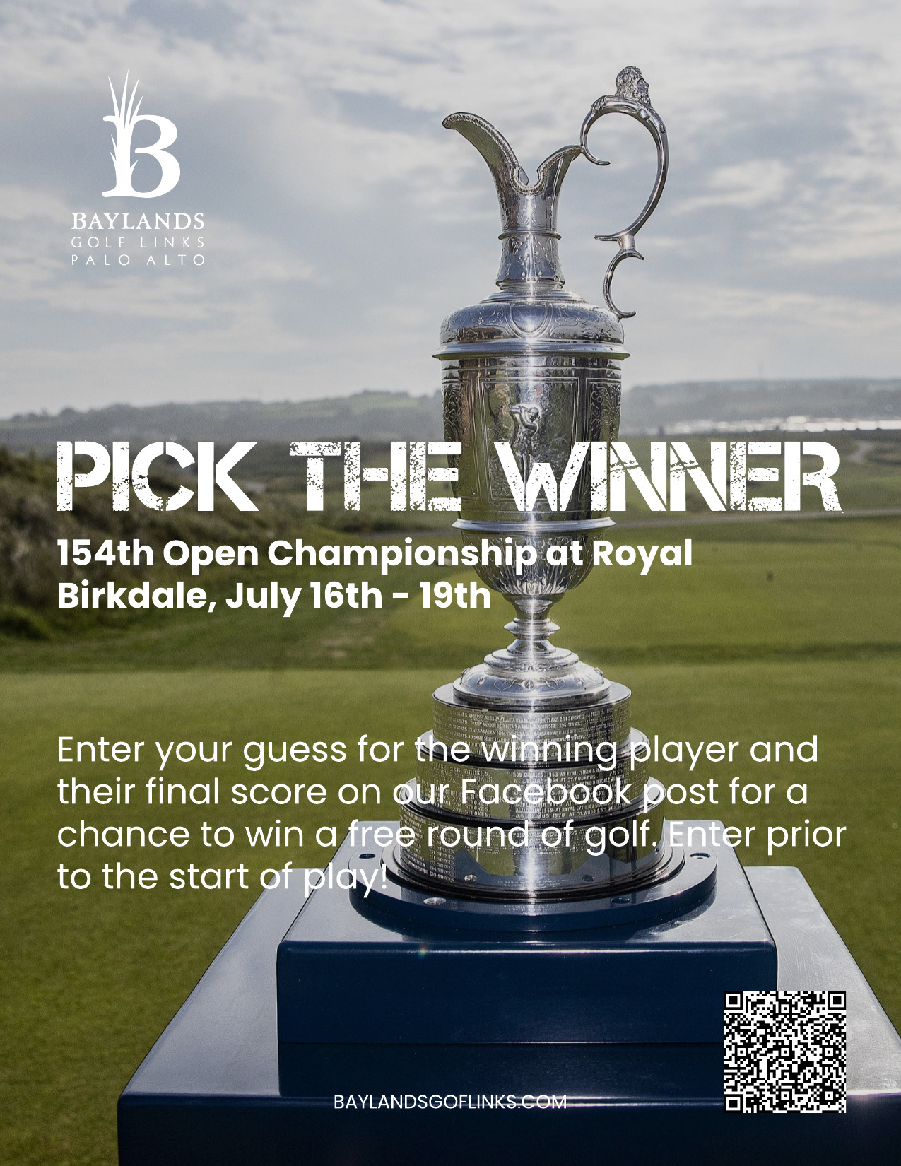 July 16th to 19th - OPEN CHAMPIONSHIP
